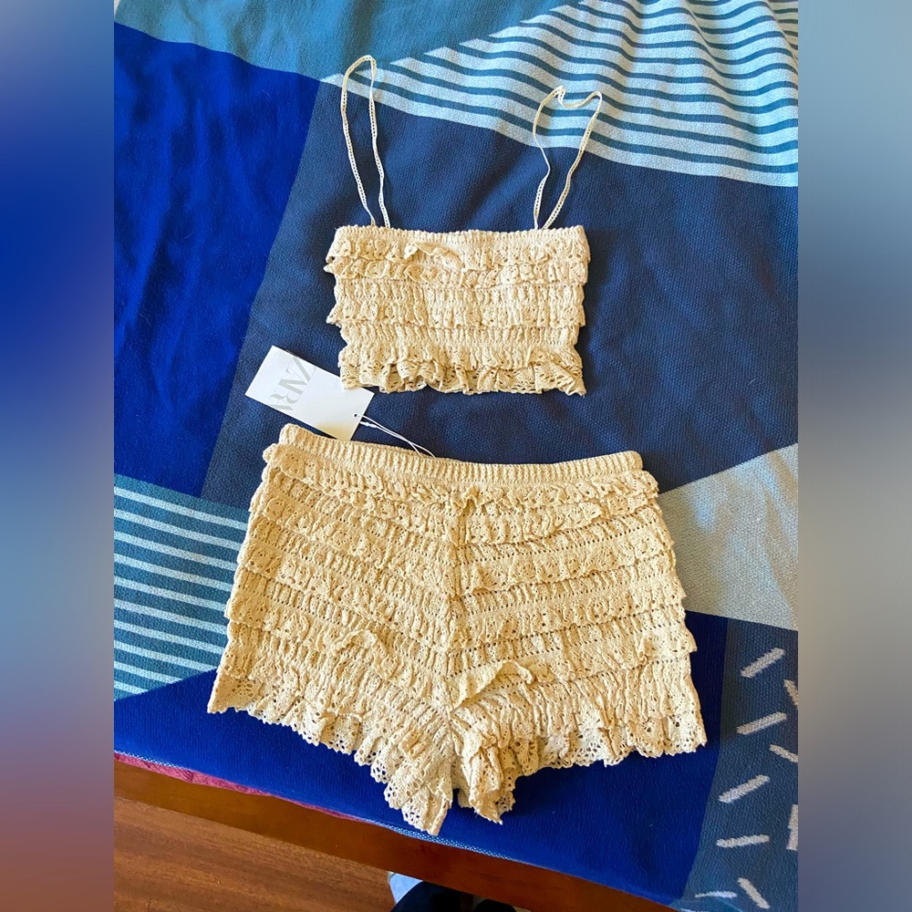 Knit crochet set